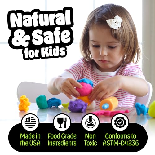 Hygloss Blue Scented Play Dough 3 lb Tub – Non-Toxic, Fruity Scent, Soft & Reusable
