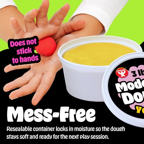 Hygloss Blue Scented Play Dough 3 lb Tub – Non-Toxic, Fruity Scent, Soft & Reusable