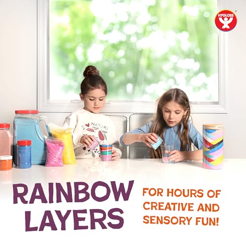 Hygloss Colored Sand – 3 lb Pink Sand Art Kit for Kids Ages 3+