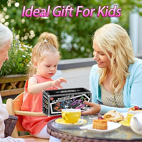 Hymaz Pink Remote Control Car for Kids – 1:18 Scale Transforming Robot Toy with 360° Drift Spin