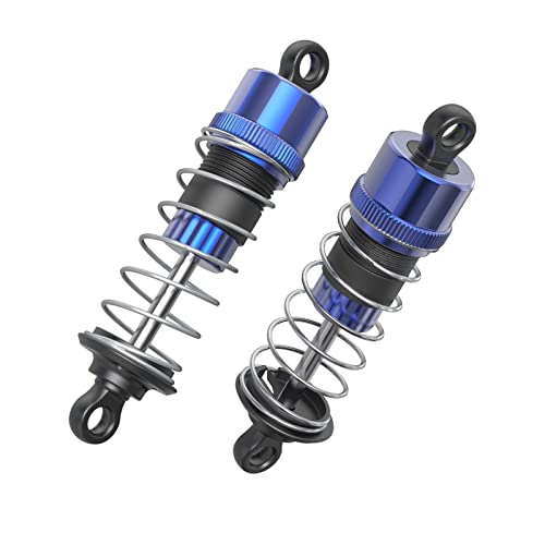 HYPER GO 16500P Front Shock Kit, Aluminum Oil Filled Shocks for H16GT/H16DR/H16BM/H16SC (2-Pack, Blue)