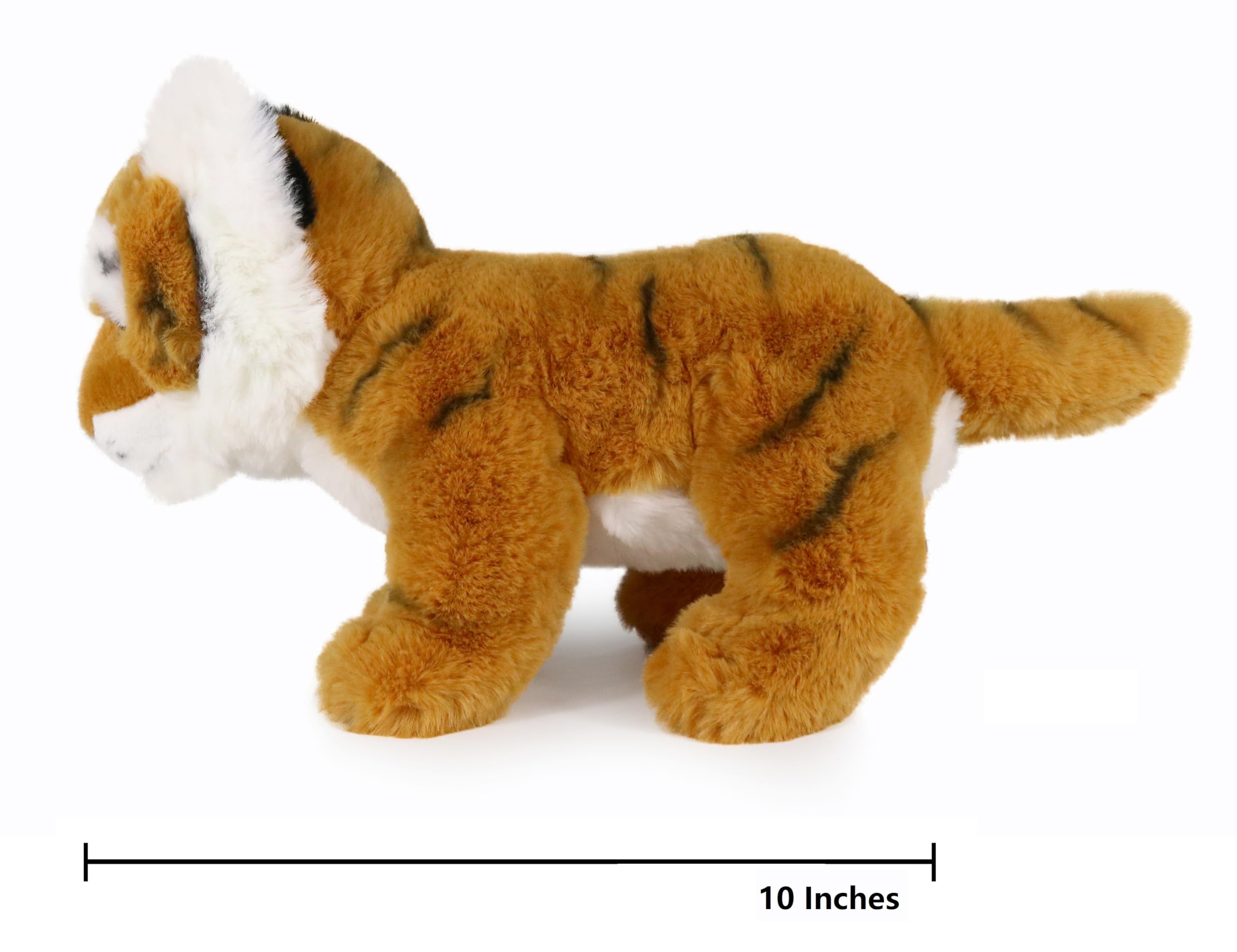 Ice King Bear Baby Tiger Plush Toy 10 Inches Soft Cuddle Plush - Brown