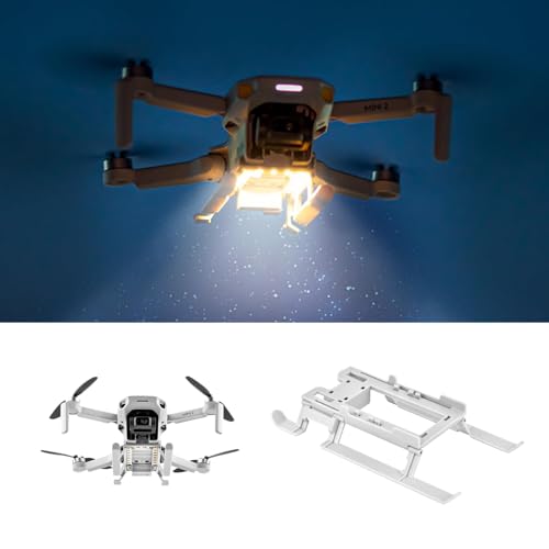 iEago RC Mini 4K Landing Gear with LED Strobe Lights - Foldable Extended Leg for DJI Mini 2 SE/Mini 4K/Mini 2/Mavic Mini/Mini SE