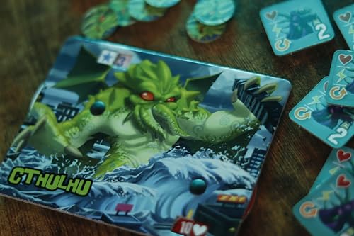 IELLO King of Tokyo Cthulhu Monster Game Pack – Expansion for King of Tokyo & King of New York