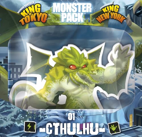 IELLO King of Tokyo Cthulhu Monster Game Pack – Expansion for King of Tokyo & King of New York