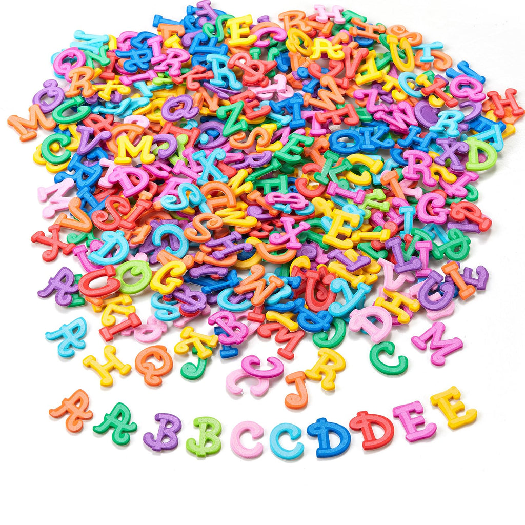 IFKEGON 1044-Piece Foam Letter Stickers, 1-Inch Puffy Self-Adhesive Alphabet for Crafts and Teaching