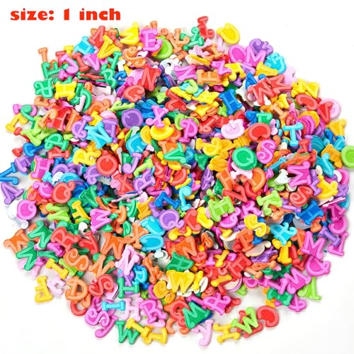 IFKEGON 1044-Piece Foam Letter Stickers, 1-Inch Puffy Self-Adhesive Alphabet for Crafts and Teaching