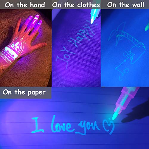 iGeeKid 32-Pack Invisible Ink Pens with UV Light – Secret Spy Pens for Kids, Disappearing Ink Markers for Treasure Hunts, Party Favors, and Classroom Activities