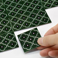 iLAND Double-Sided Dollhouse Floor Tiles - 30pc, French Green Floral & Terrazzo, 1:12-1:6 Scale