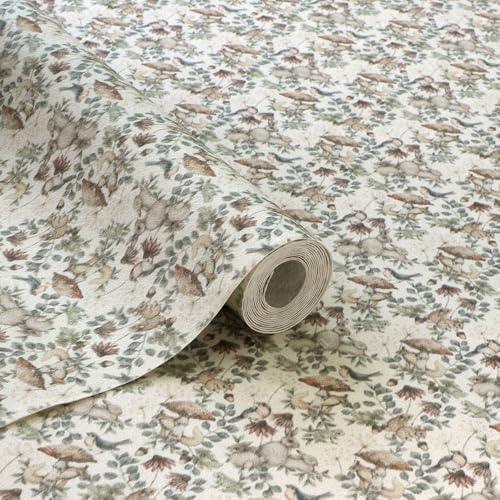 iLAND Forest Whisper Dollhouse Wallpaper - 39 x 15.7 inch, 1:12 or 1:6 Scale