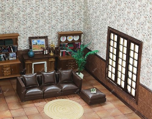 iLAND Forest Whisper Dollhouse Wallpaper - 39 x 15.7 inch, 1:12 or 1:6 Scale