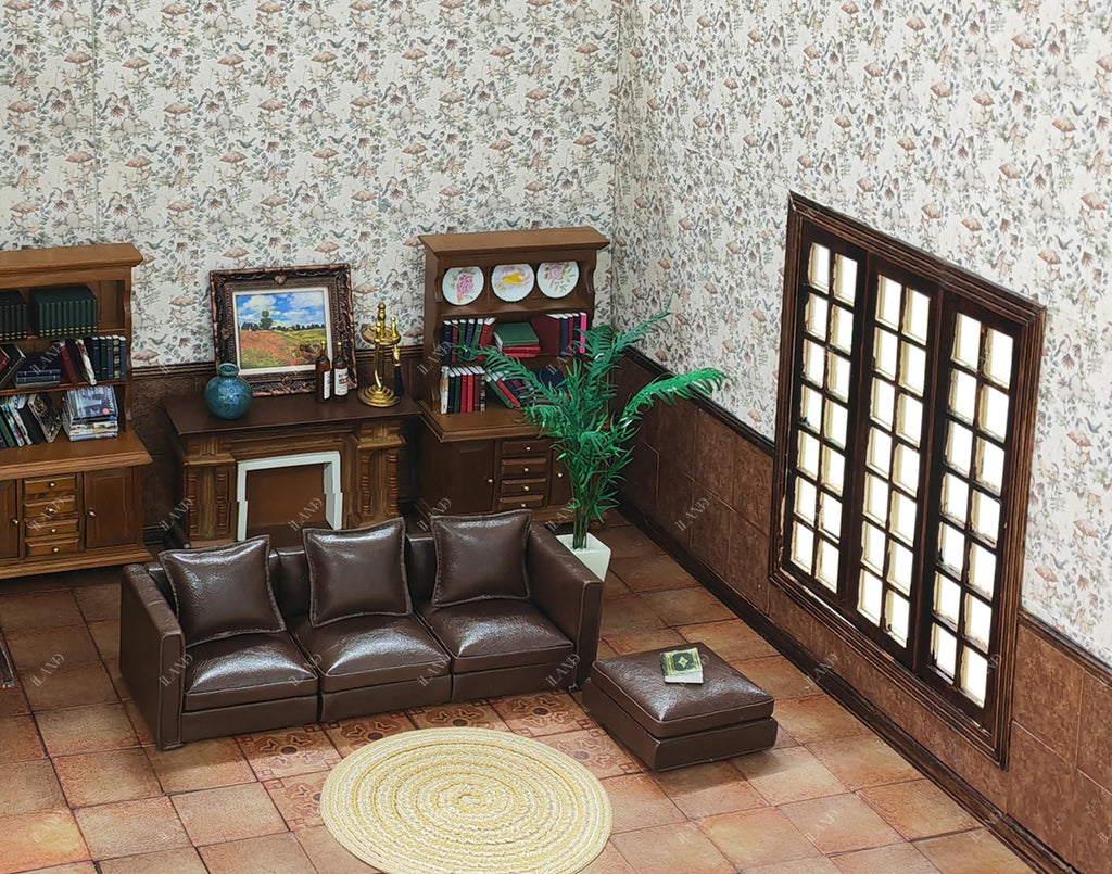 iLAND Forest Whisper Dollhouse Wallpaper - 39 x 15.7 inch, 1:12 or 1:6 Scale