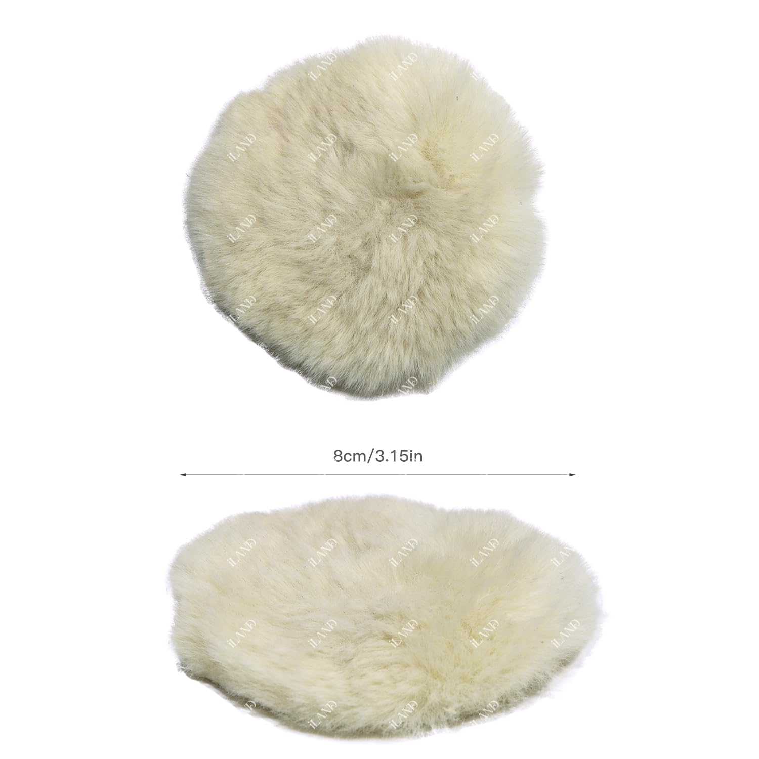 iLAND Miniature Swivel Chair & Faux Fur Carpet Set for 1:12 Dollhouse Living Room (Grey)