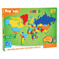 Imagimake Mapology World Map Puzzle – 65 Country Pieces for Kids 4+