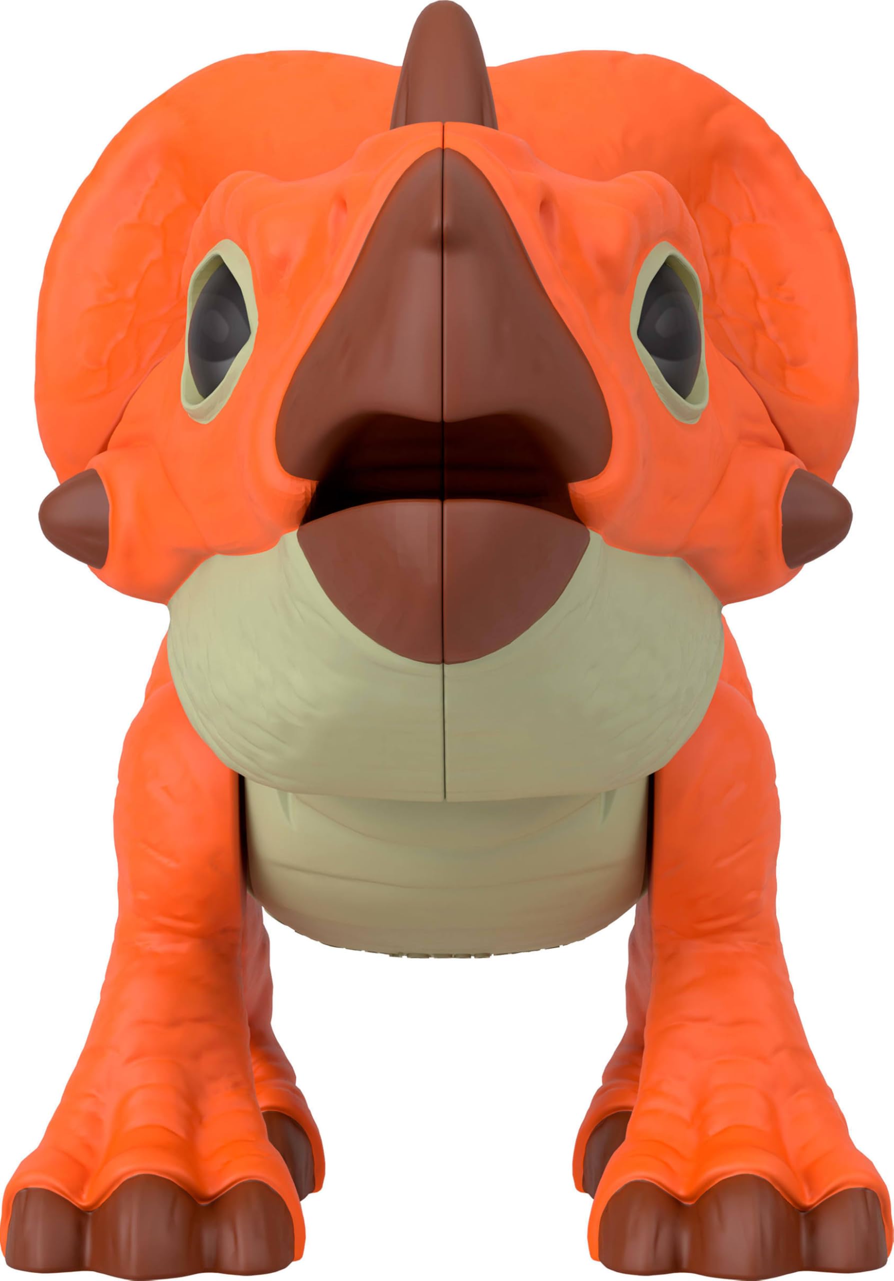 Imaginext Jurassic World Aquilops Dinosaur Action Figure – 7.75-Inch with Head Ram & Growing Spikes