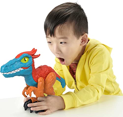 Imaginext Jurassic World Pyroraptor XL Dinosaur Figure – 10-Inch Poseable Toy for Kids Ages 3-8