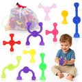 Imdroi 50-Piece Silicone Building Set – STEM Sensory Toys for Toddlers 3+