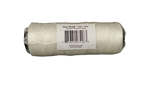 In the Breeze 80-Pound 500-Foot Braided Polyester Kite Line (Bulk Spool)