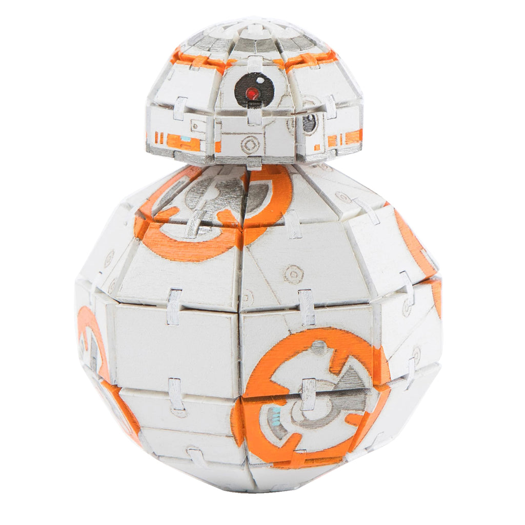 IncrediBuilds Star Wars BB-8 3D Wood Puzzle – 81-Piece Snap-Fit Model Kit (Ages 12+)