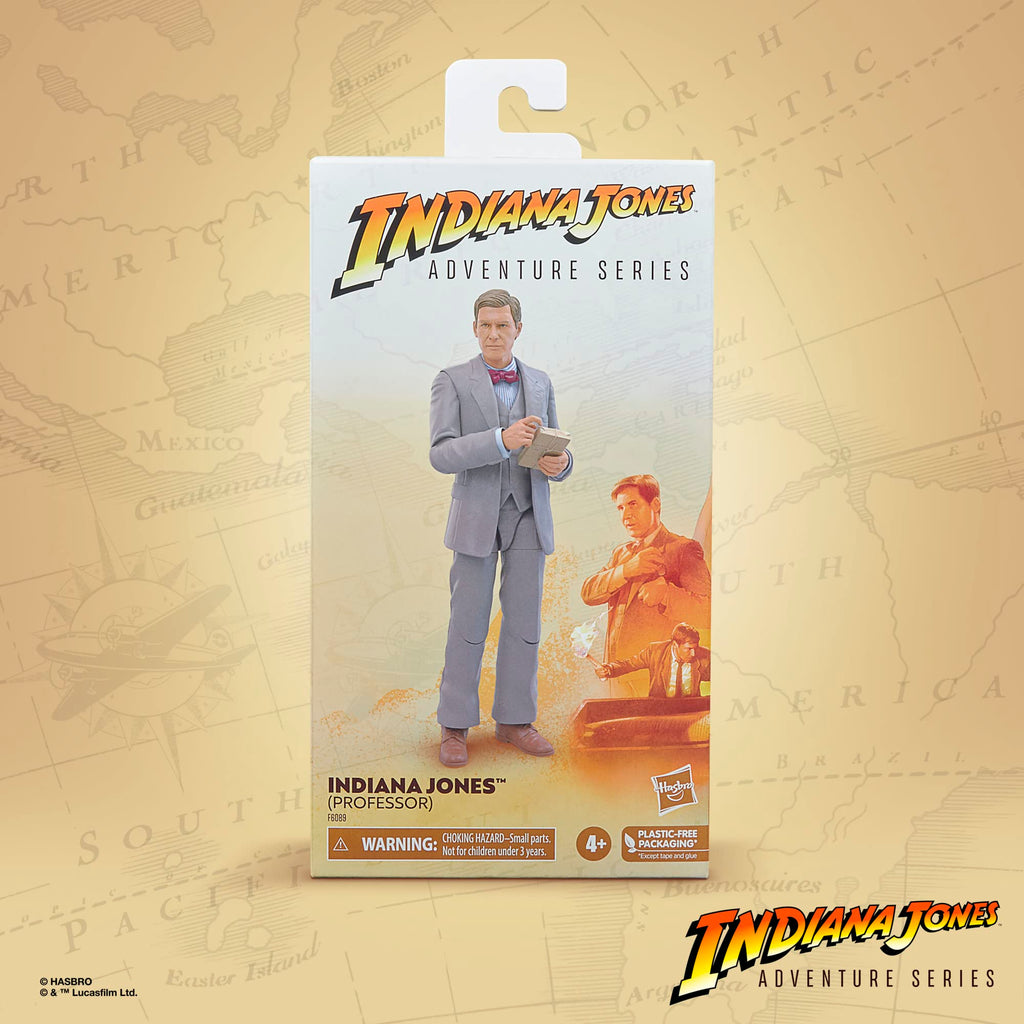Indiana Jones Adventure Series Professor Figure – 6-Inch The Last Crusade Collectible with Accessories