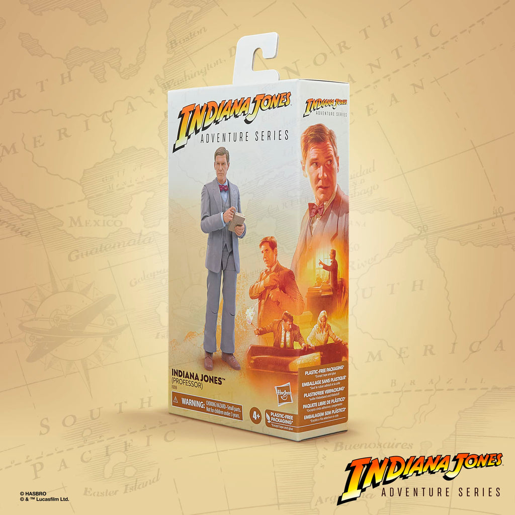 Indiana Jones Adventure Series Professor Figure – 6-Inch The Last Crusade Collectible with Accessories