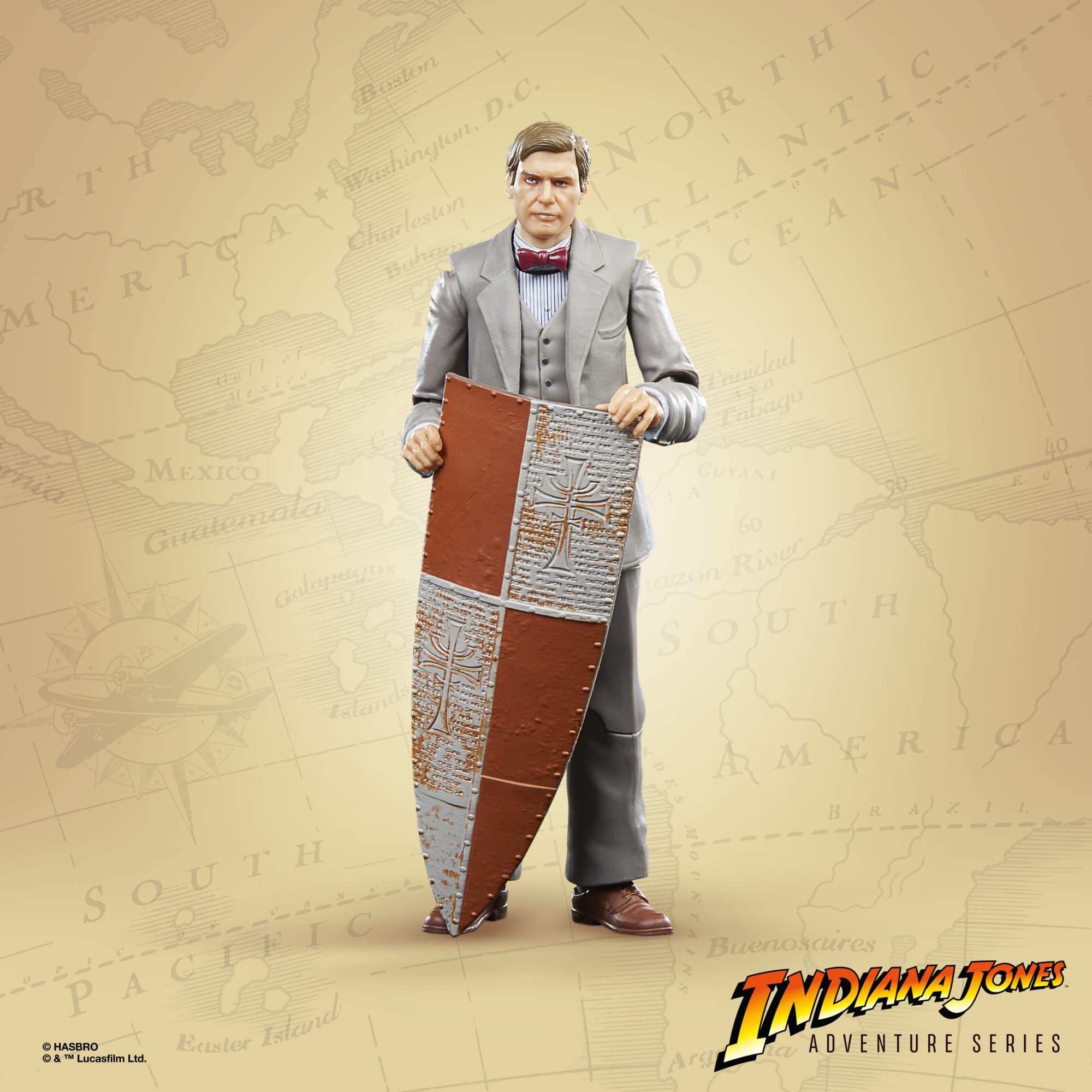 Indiana Jones Adventure Series Professor Figure – 6-Inch The Last Crusade Collectible with Accessories