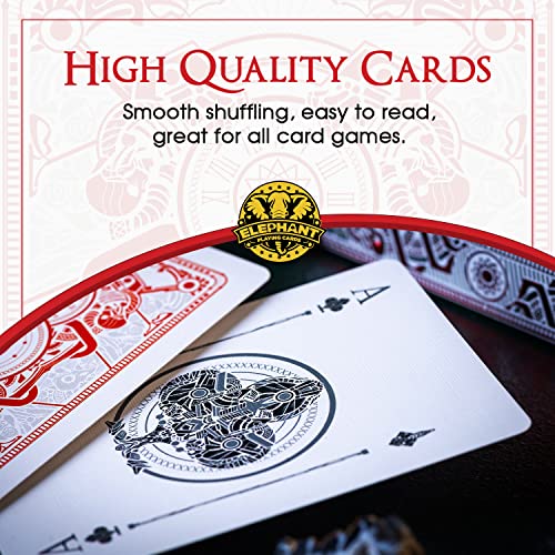 Infinitum Playing Cards by Elephant Playing Cards – Unique Illustrations, Premium Poker Deck with Free Game eBook