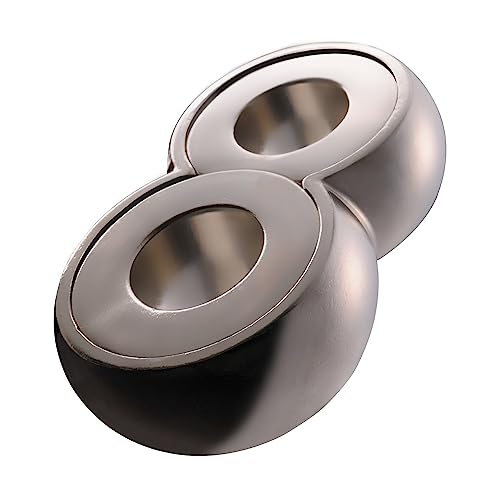 Infinity Hanayama Metal Puzzle by BePuzzled – Mensa Level 6 Brain Teaser for Teens and Adults