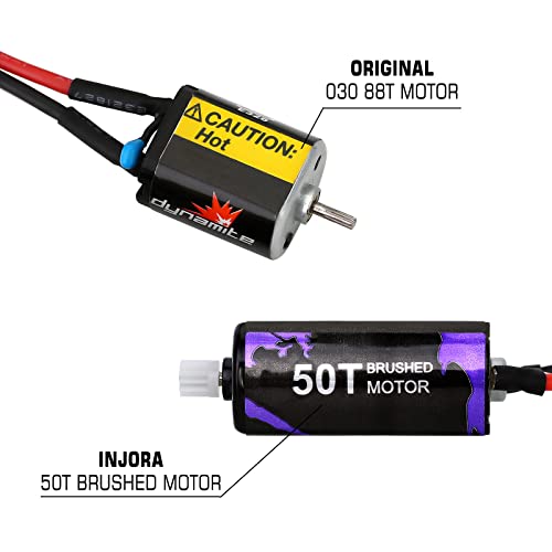 INJORA 050 Brushed Motor Pro – High Torque Upgrade for Axial SCX24 Crawlers