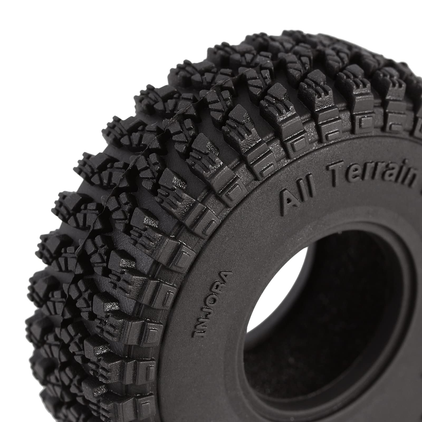 INJORA 1.0 S5 All Terrain Crawler Tires 58x20mm for TRX4M SCX24 FCX24 AX24 (T1008)
