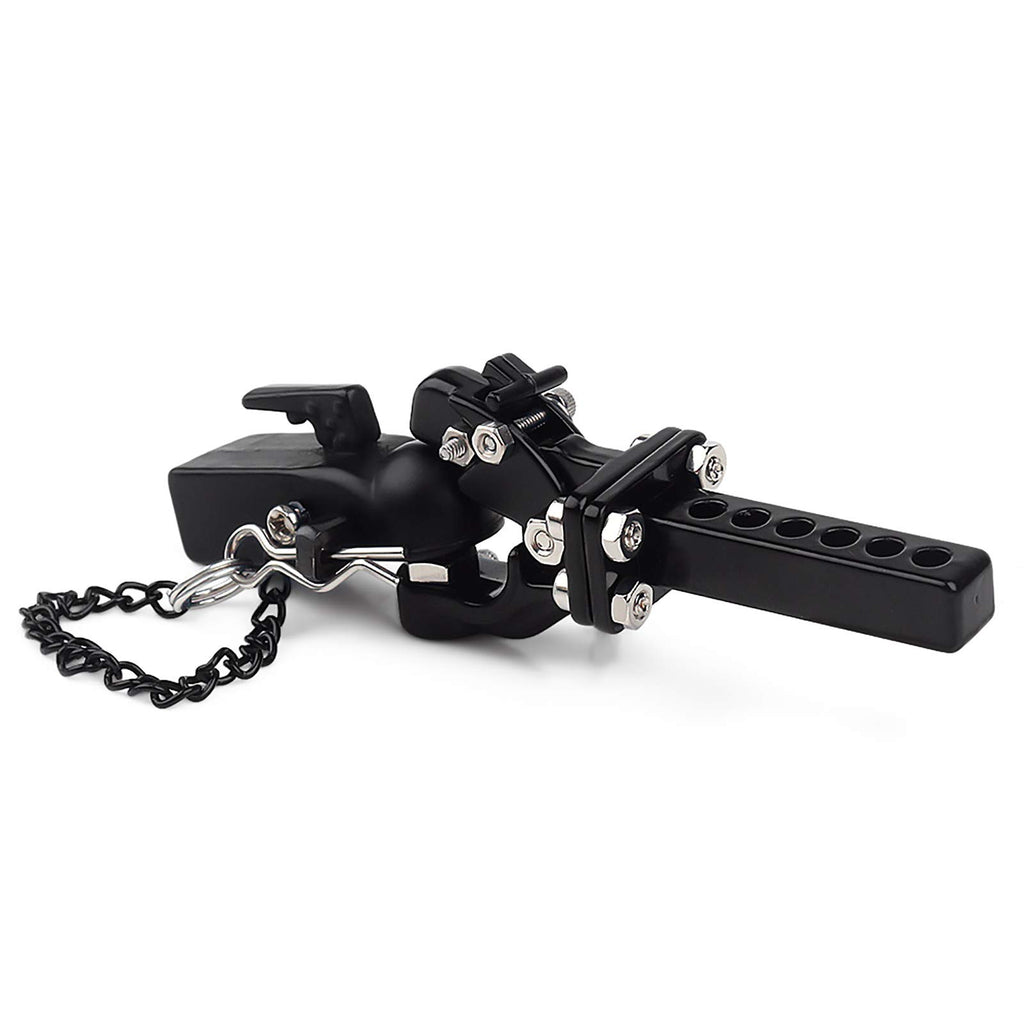 INJORA 1/10 Scale RC Tow Hook Drop Hitch Receiver for Traxxas TRX4 Axial SCX10 90046 with Ball Buckle
