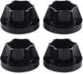 INJORA 12mm RC Wheel Hex Hub Set – Aluminum Alloy for 1/10 Crawlers SCX10 TRX4 D90 (4pcs, Black)