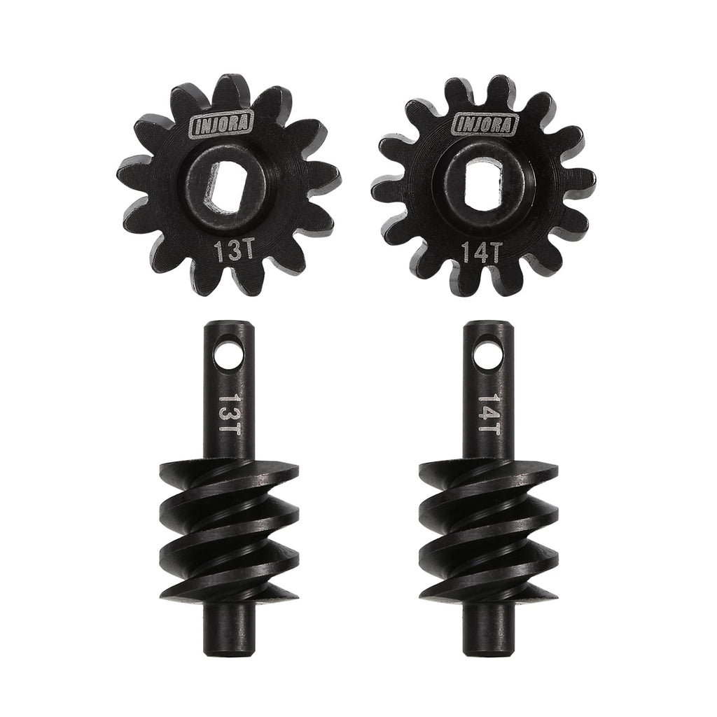 INJORA 13T Steel Overdrive Gears for SCX24 AX24 RC Crawler Differential Upgrade