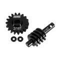 INJORA 18T Underdrive Worm Differential Steel Gears for Axial SCX24 RC Crawler Upgrade