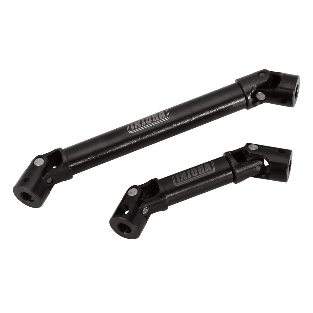 INJORA 20g Steel Drive Shaft Set for SCX24 Gladiator Power Wagon – Front & Rear Center Shafts (2Pcs)