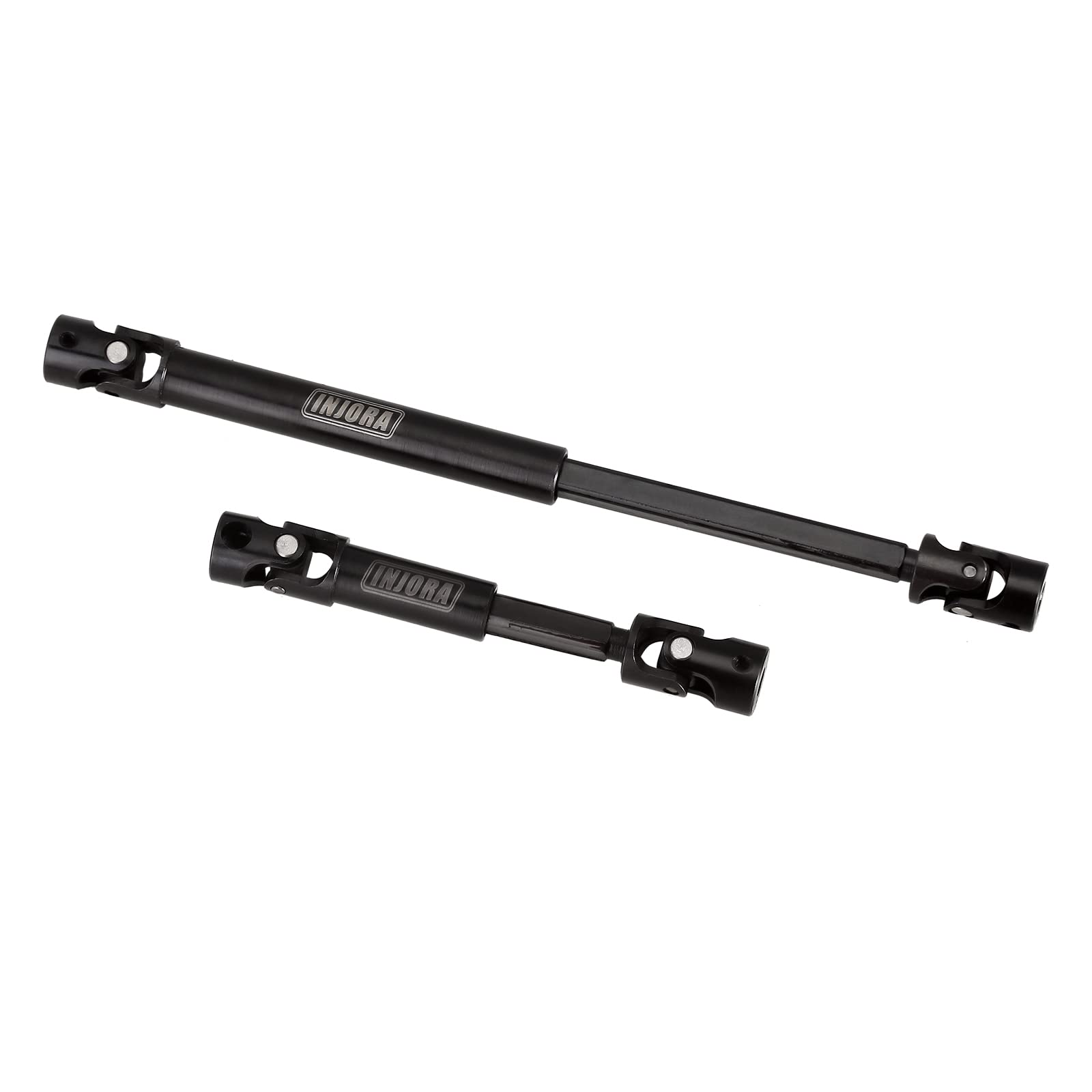 INJORA 20g Steel Drive Shaft Set for SCX24 Gladiator Power Wagon – Front & Rear Center Shafts (2Pcs)