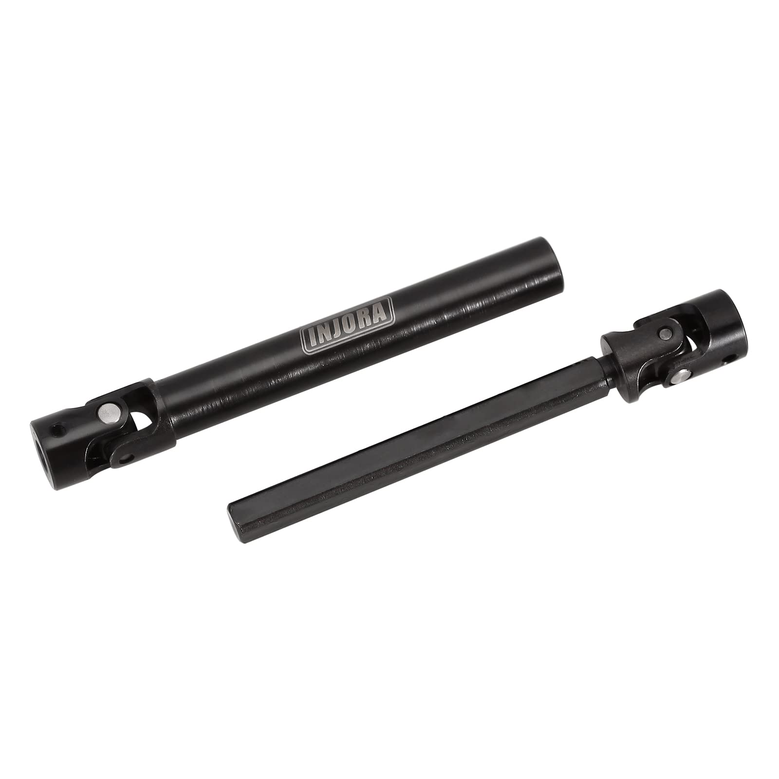 INJORA 20g Steel Drive Shaft Set for SCX24 Gladiator Power Wagon – Front & Rear Center Shafts (2Pcs)