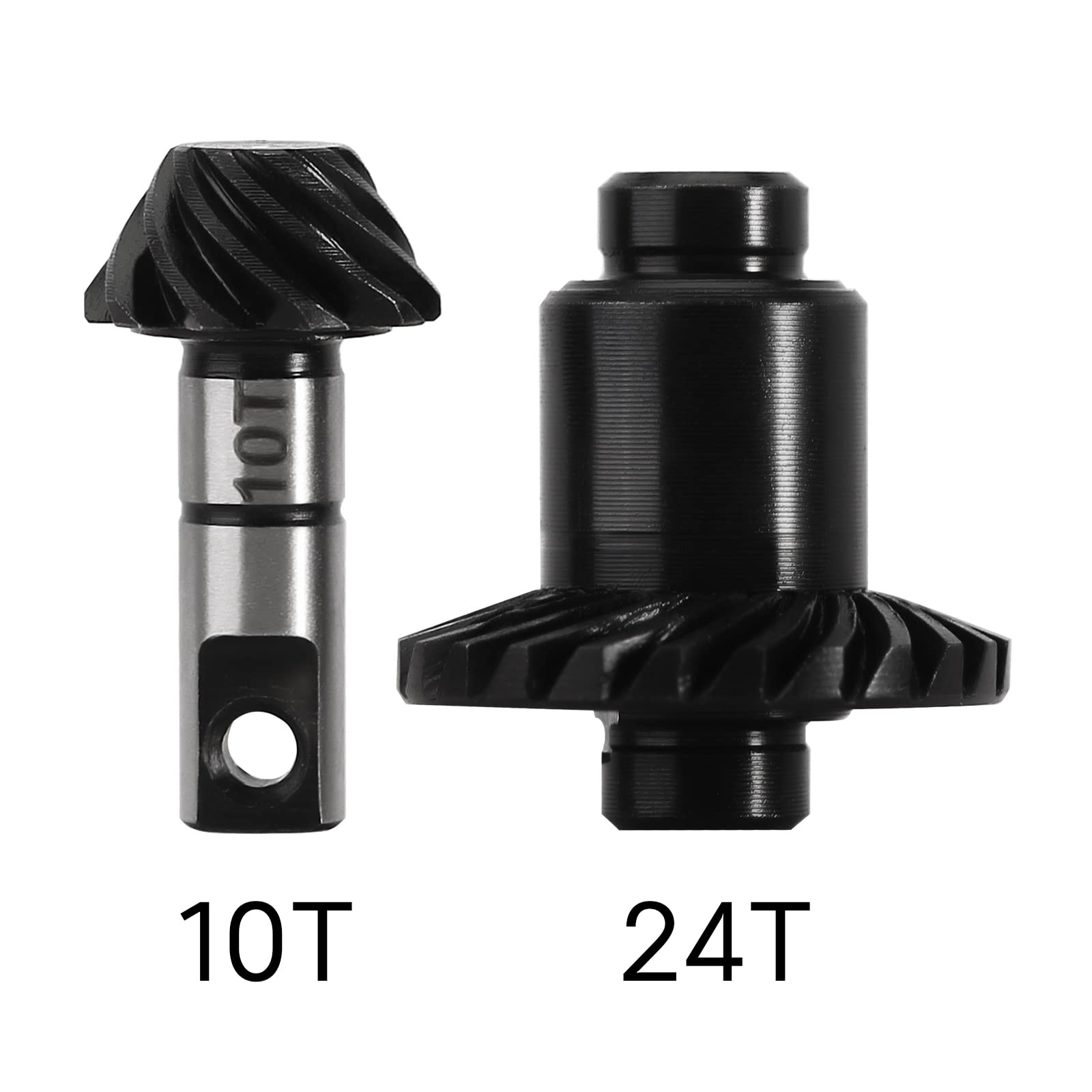 INJORA 24T/10T Underdrive Helical Gear Set for TRX4M RC Crawler (1 Set)