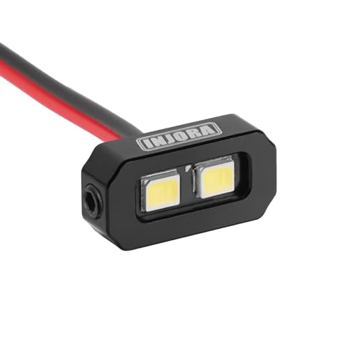 INJORA 4LED Rock Lights Kit with Controller for 1/10 RC Crawlers (White LEDs)