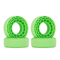 INJORA 4pcs Silicone Rubber Tire Inserts for 56-58mm x 22-24mm 1.0" RC Tires - Green