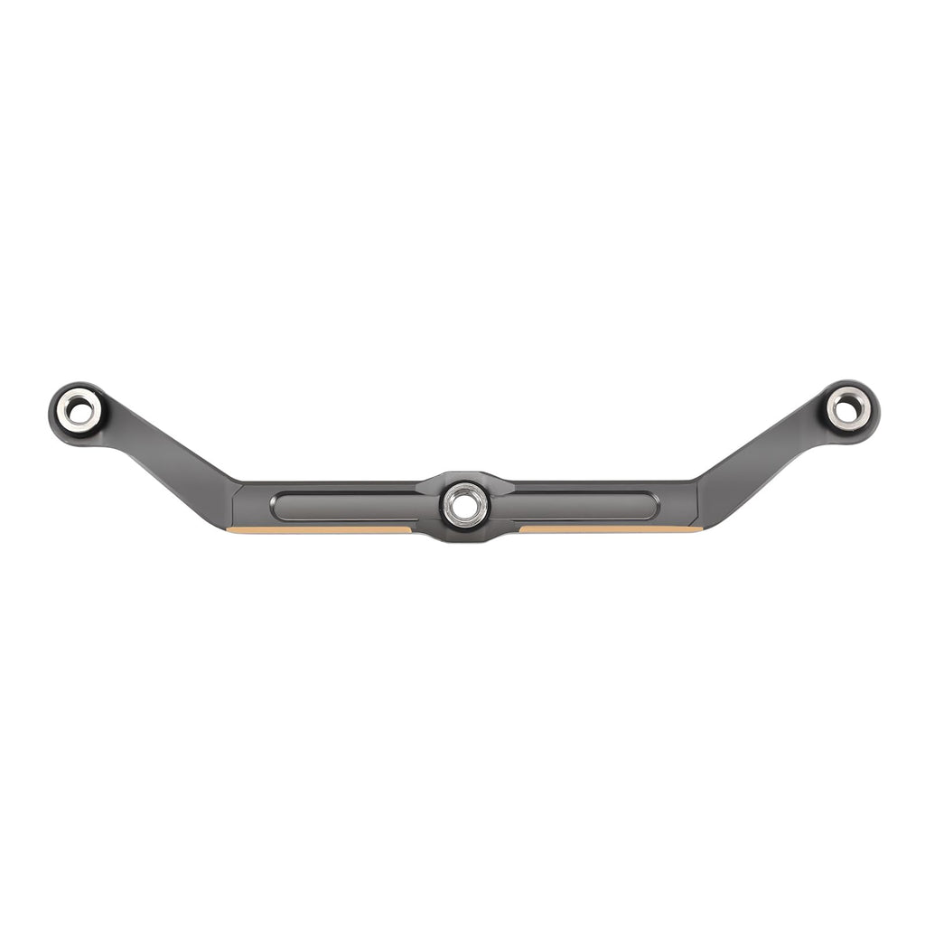 INJORA Brass Steering Link for TRX4M - Grey, 12g, High Clearance Upgrade for 1/18 RC Crawler