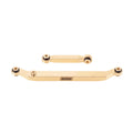 INJORA Brass Steering Links 14g for SCX24 1/24 RC Crawler – CNC Machined Upgrade