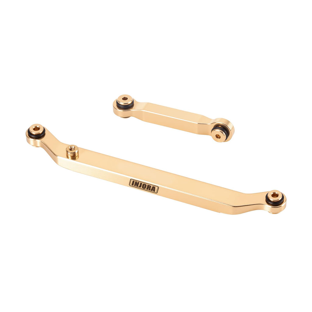 INJORA Brass Steering Links 14g for SCX24 1/24 RC Crawler – CNC Machined Upgrade