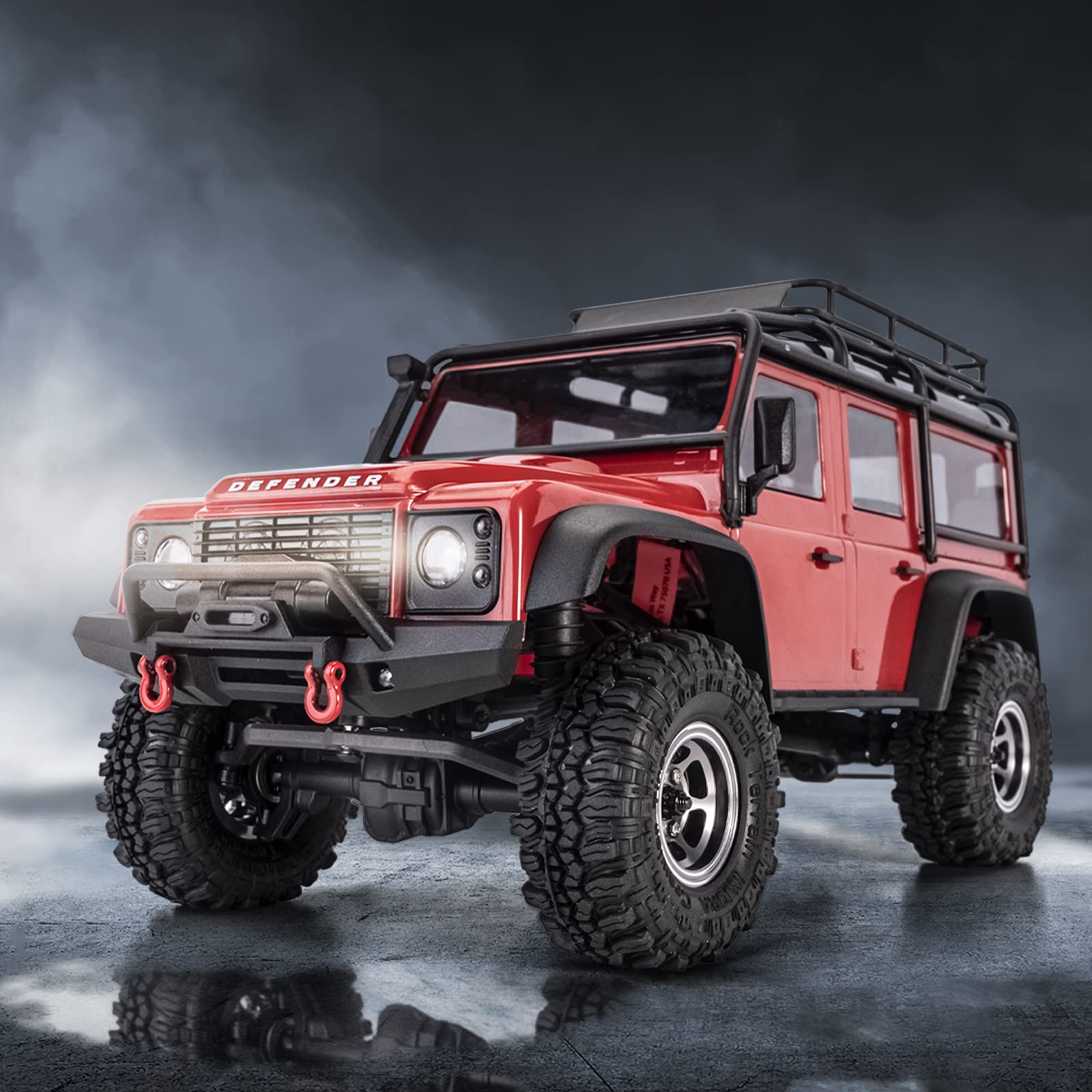 INJORA G2 Rock Terrain Tires 57x22mm (1.0 inch) for 1/24 & 1/18 RC Crawlers – T1005