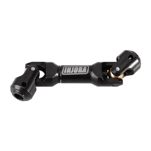 INJORA Heavy-Duty Steel Drive Shaft for 1/10 RC Crawlers (68-86mm) – Compatible with SCX10, TRX4, Redcat Gen8