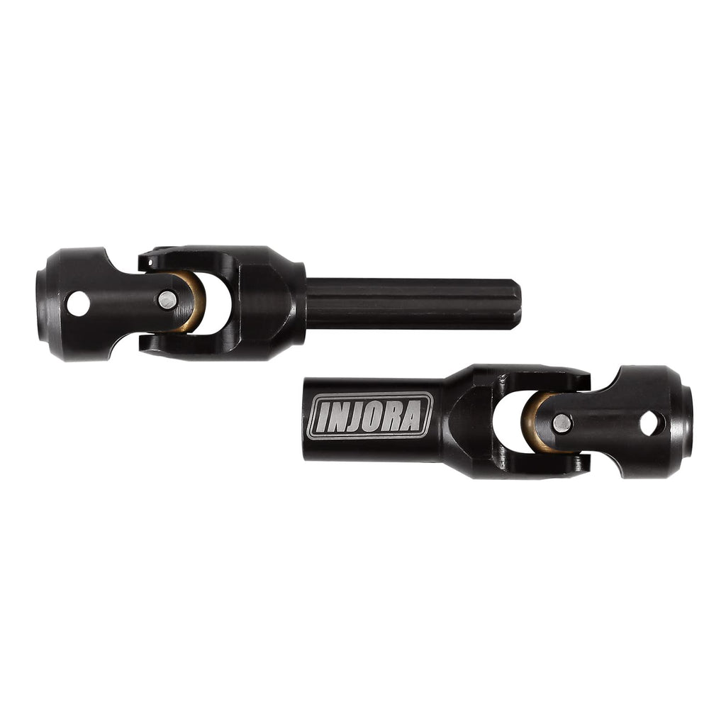 INJORA Heavy-Duty Steel Drive Shaft for 1/10 RC Crawlers (68-86mm) – Compatible with SCX10, TRX4, Redcat Gen8