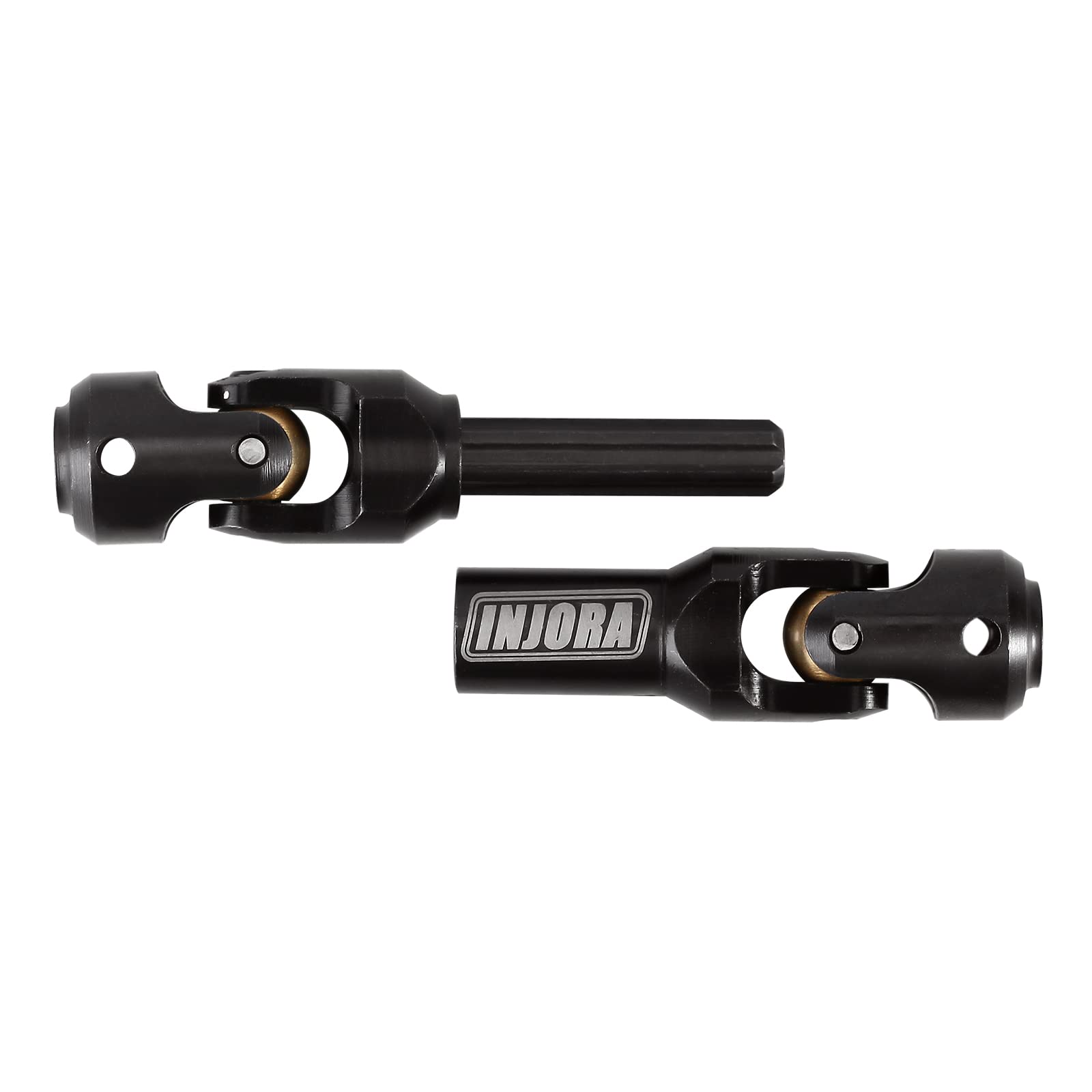 INJORA Heavy-Duty Steel Drive Shaft for 1/10 RC Crawlers (68-86mm) – Compatible with SCX10, TRX4, Redcat Gen8