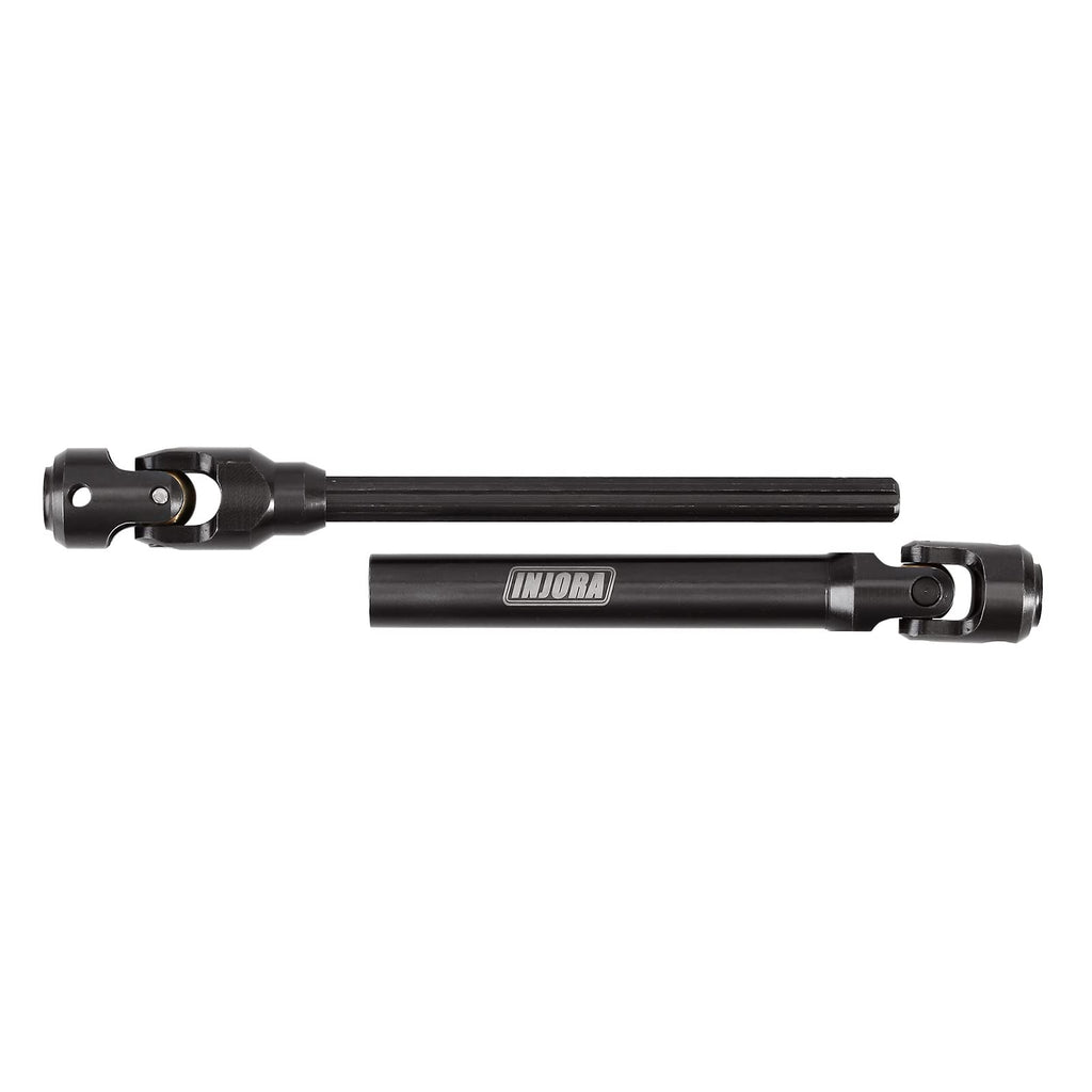 INJORA Heavy-Duty Steel Drive Shaft for 1/10 RC Crawlers – SCX10, TRX4, Redcat Gen8 (119-159mm)