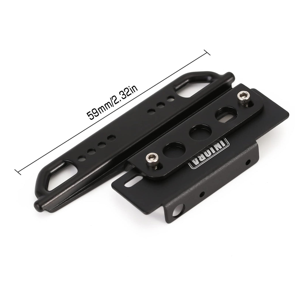 INJORA Metal Rock Sliders for Axial SCX24 Jeep, Deadbolt, Bronco, 4Runner – Upgrade Protection (No Pattern)