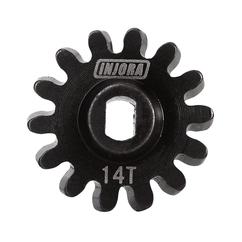 INJORA Overdrive Differential Gears 14T Steel Worm Gear Set for Axial SCX24